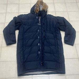 NWOT GAP Men’s Hooded Parka | Midnight Blue | XXL